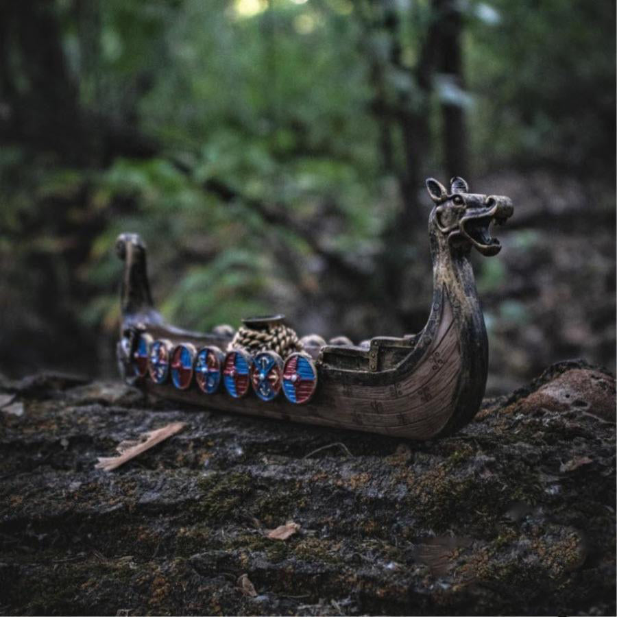 Incense Burner Viking Drakkar Long Ship