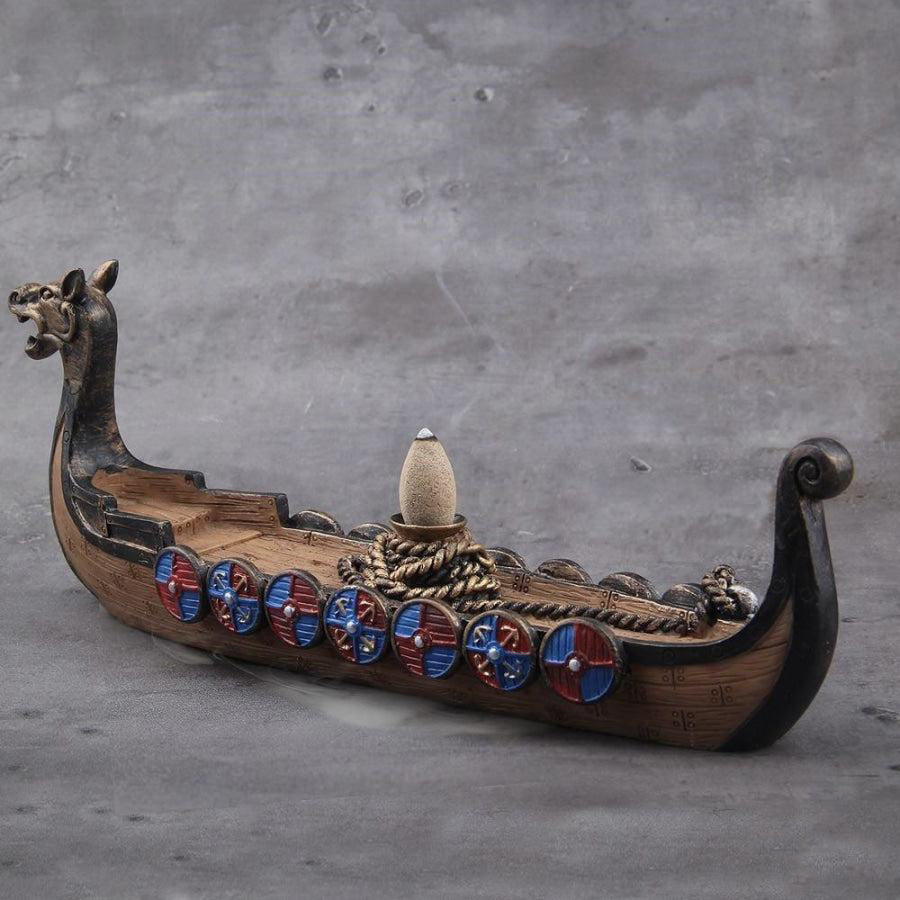 Incense Burner Viking Drakkar Long Ship