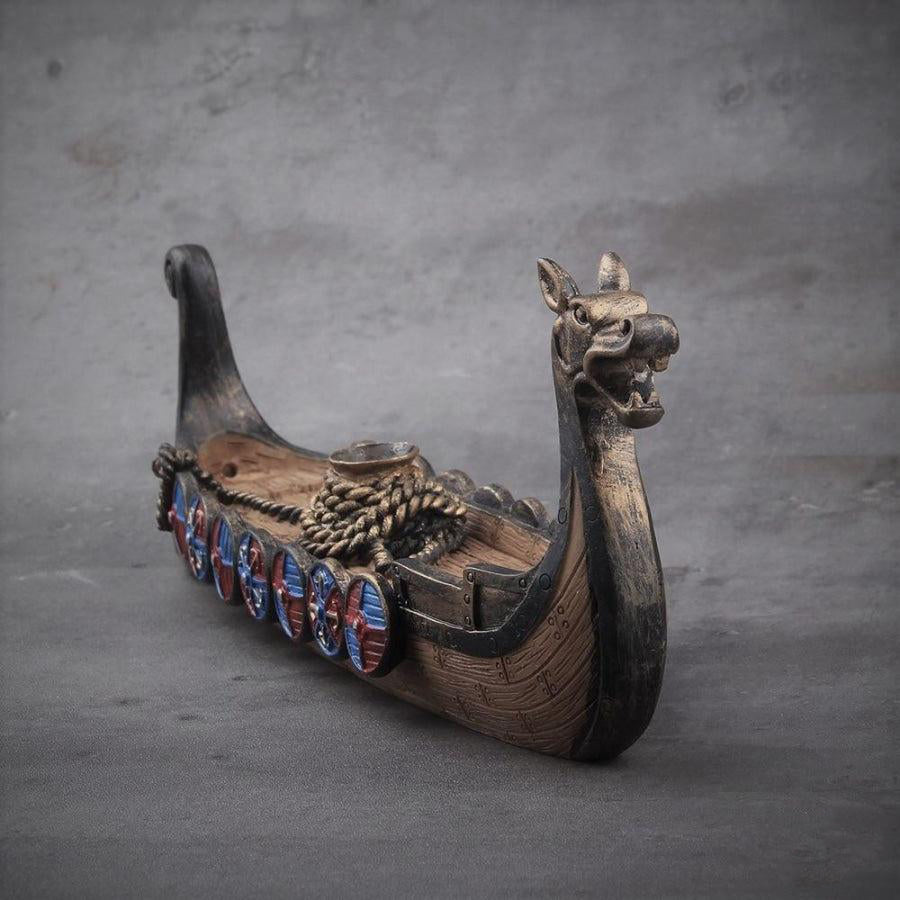 Incense Burner Viking Drakkar Long Ship