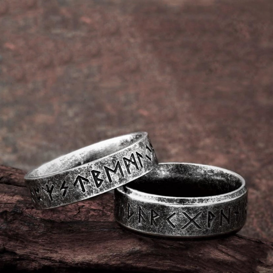 Runic Alphabet Ring