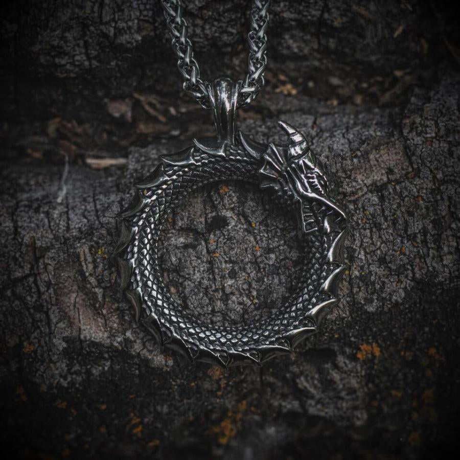World Serpent Jormungandr Necklace