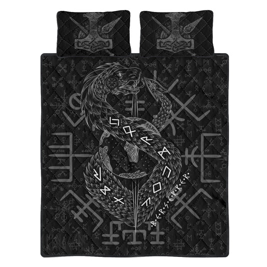 Jormungandr Berserker - Viking Quilt Set