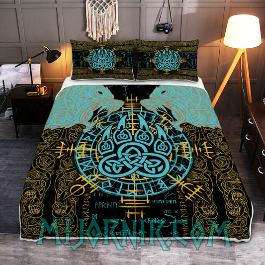 Ursine Guardian Runes - Viking Quilt Set