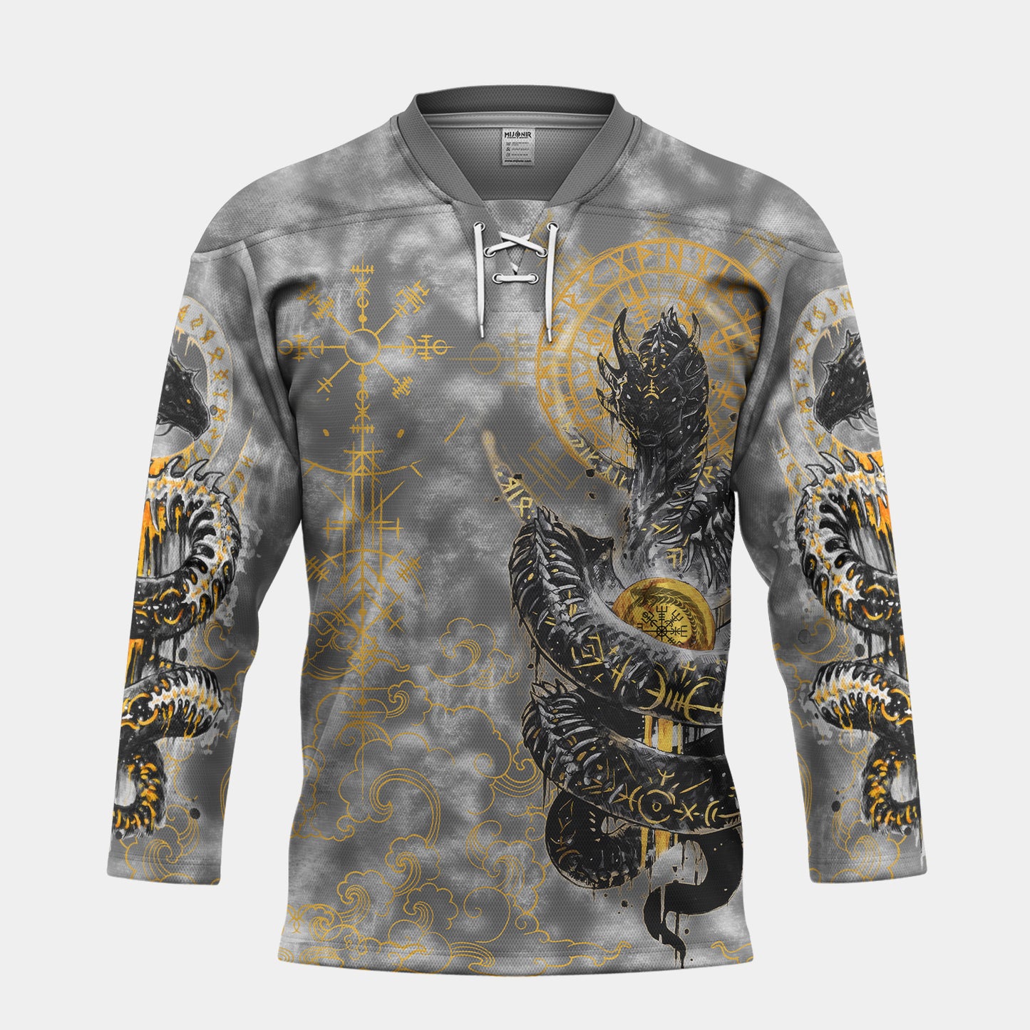 Golden Jormungandr Laced Jersey