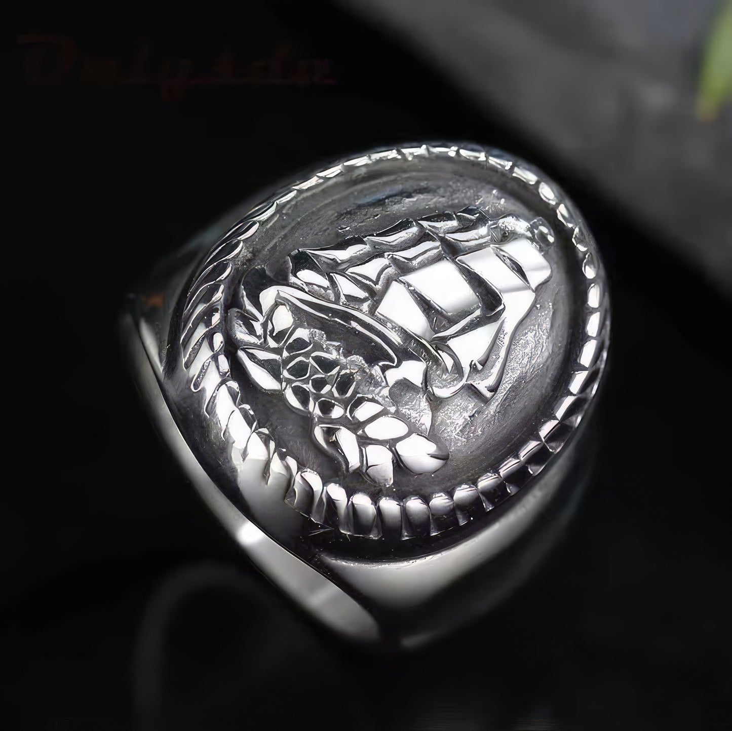 Gothic Viking Sailboat Ring