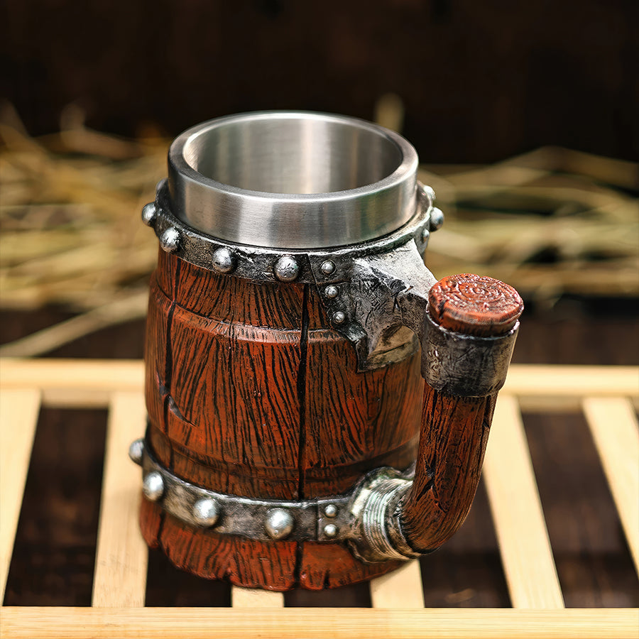 Viking Tankard Barrel Mug