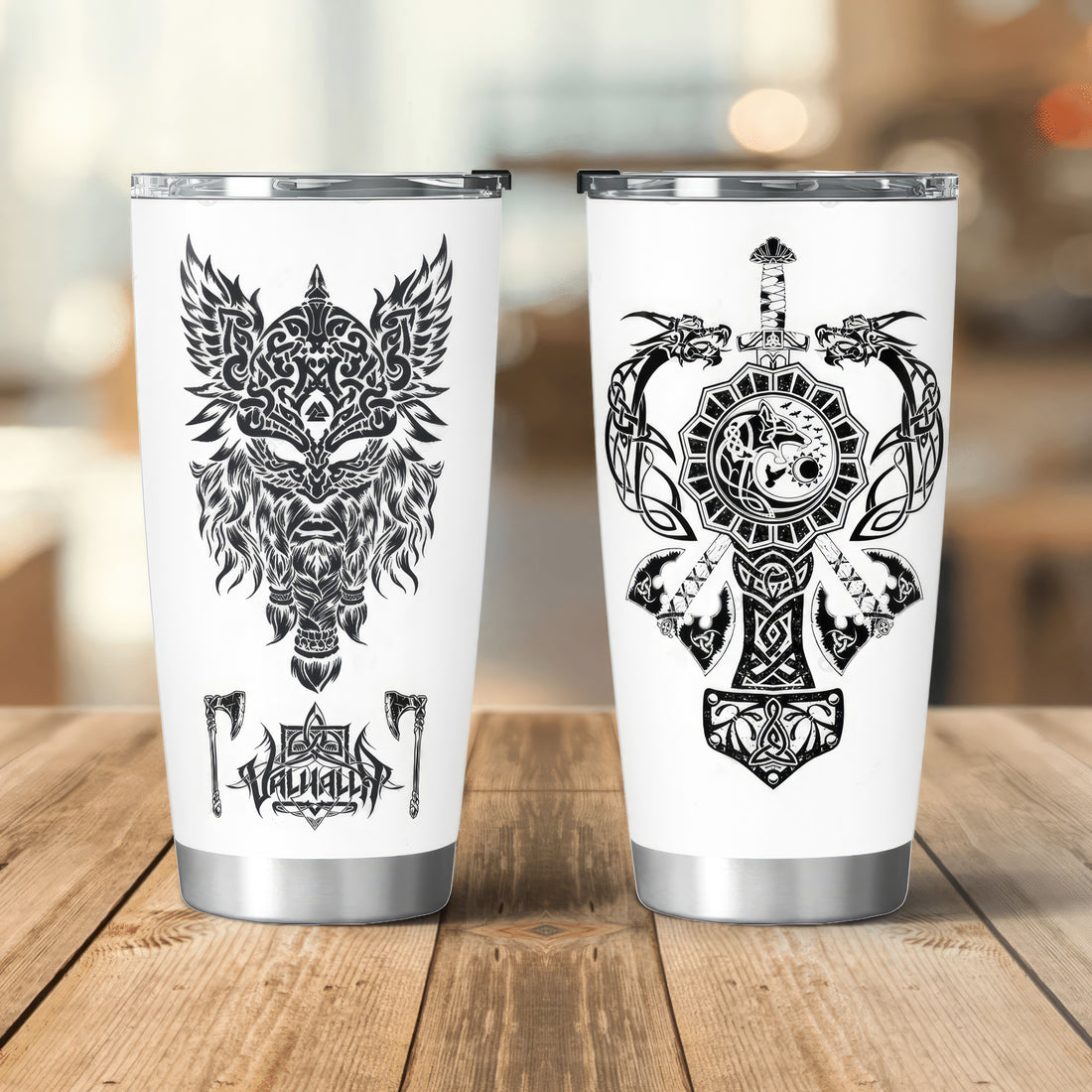 Mijonir Valhalla Warrior Tumbler