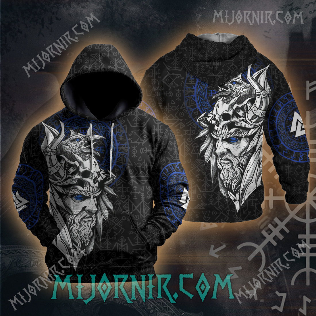 Midnight Raven Viking - All Over Print