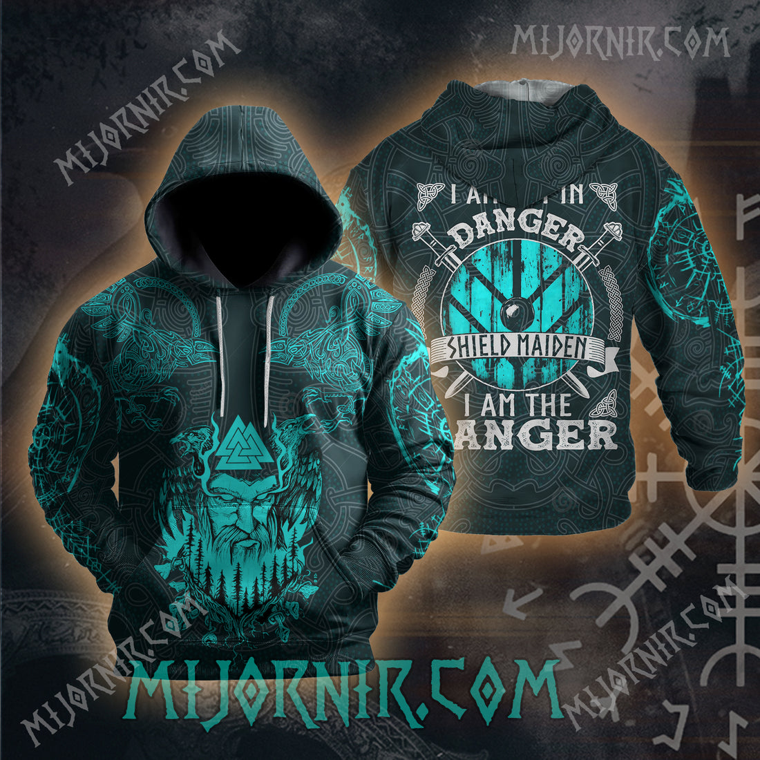 I am not in danger shield maiden i am the danger - All Over Print