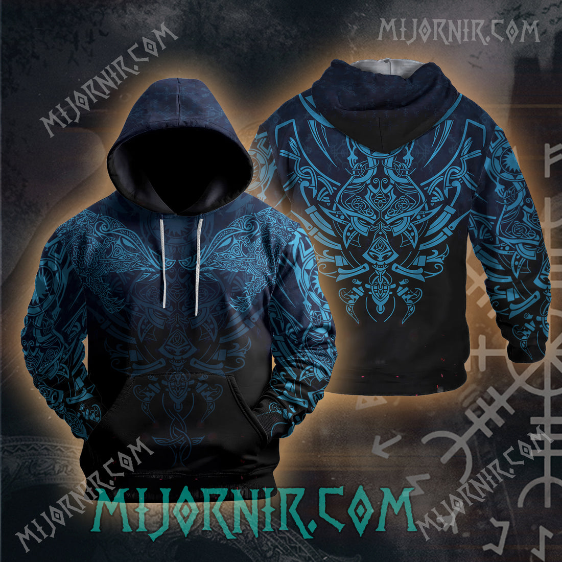 Blue Turquoise Celtic Knot - All Over Print