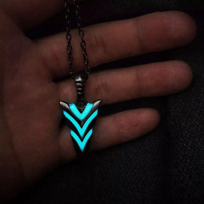 Viking Glowing Arrow Necklace