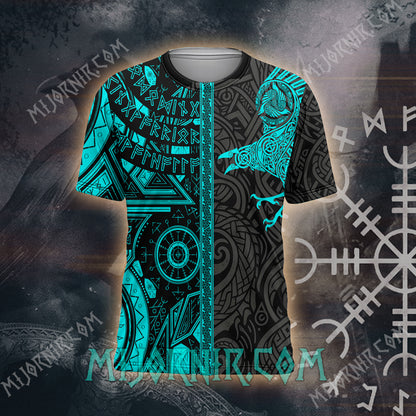 Mystic Raven Neon Viking - All Over Print