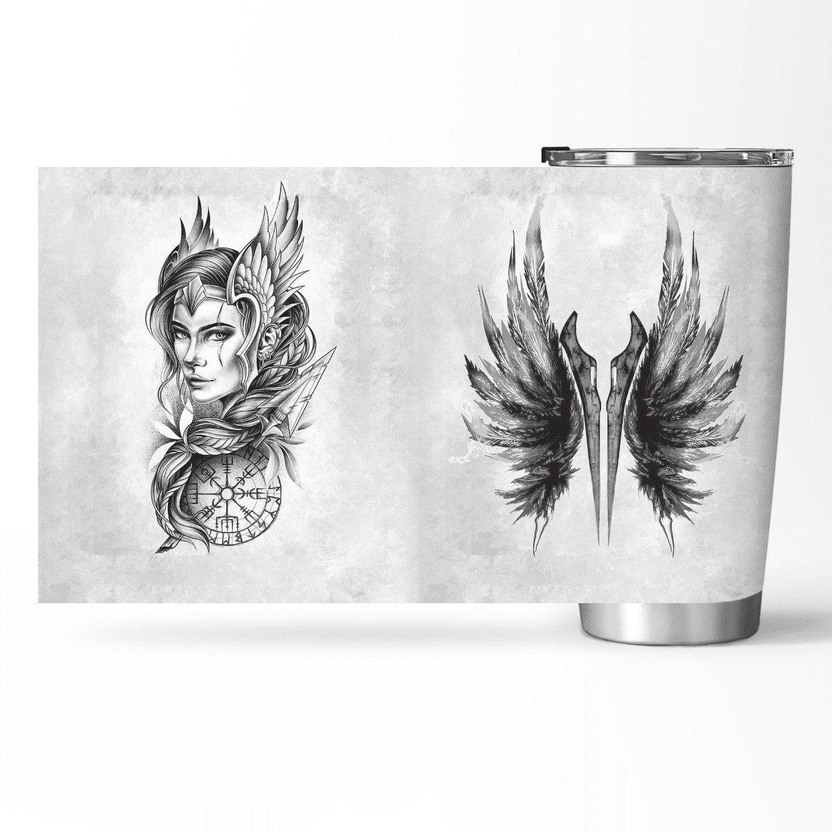 Freya Tumbler - The Goddess of Love and Fertility - Viking Tumbler