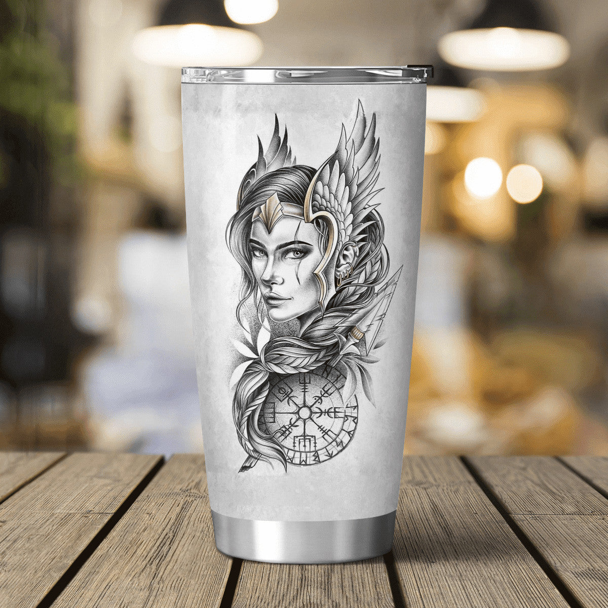 Freya Tumbler - The Goddess of Love and Fertility - Viking Tumbler