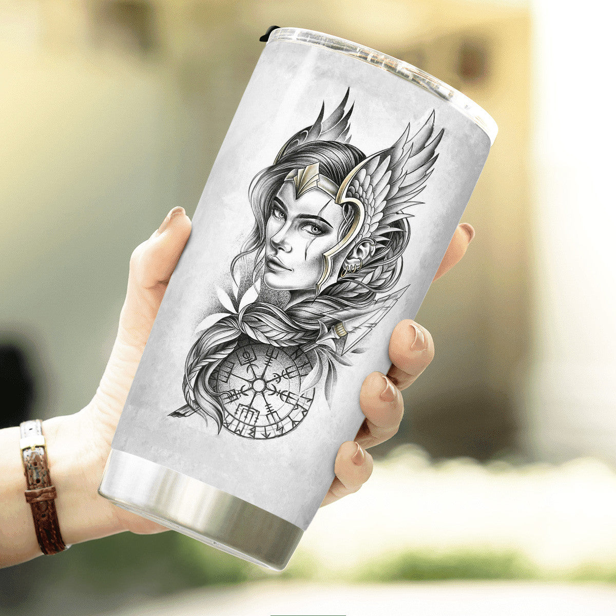 Freya Tumbler - The Goddess of Love and Fertility - Viking Tumbler