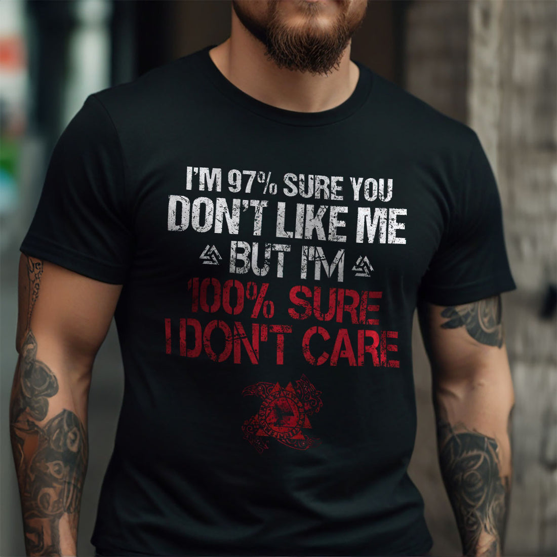 Don't Care Viking T-Shirt