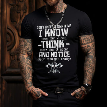 Black Viking T-shirt for men