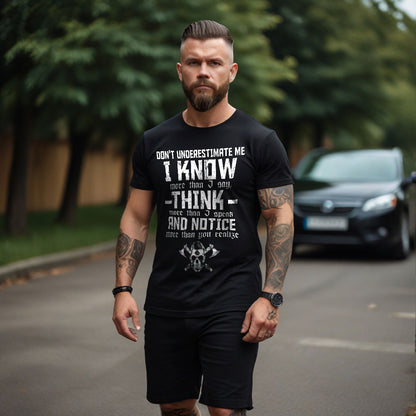 Black Viking T-shirt for men