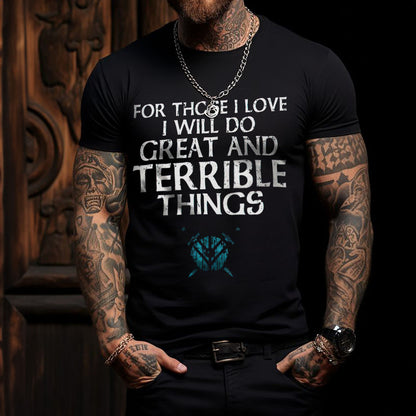 Viking Black T-shirt for men