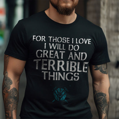 Viking Black T-shirt for men