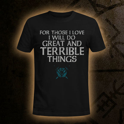 Viking Black T-shirt for men