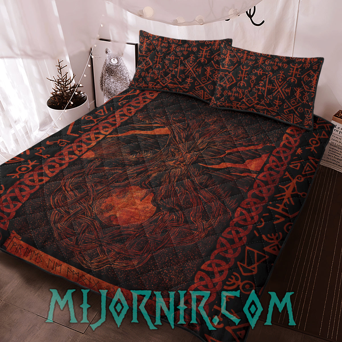 Helm of Awe Viking Quilt Set Collection