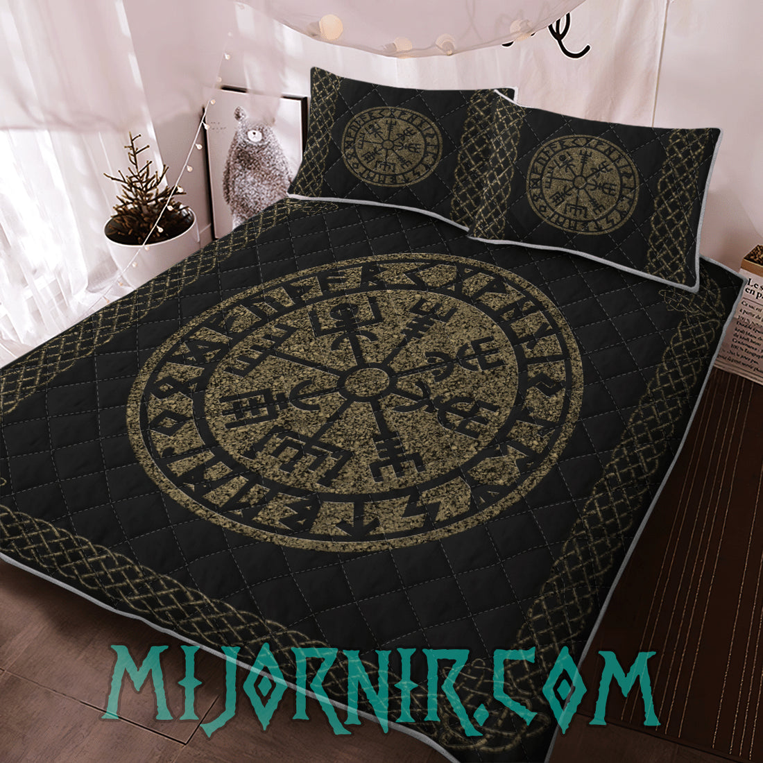 Vegvisir Protection - Viking Quilt Set