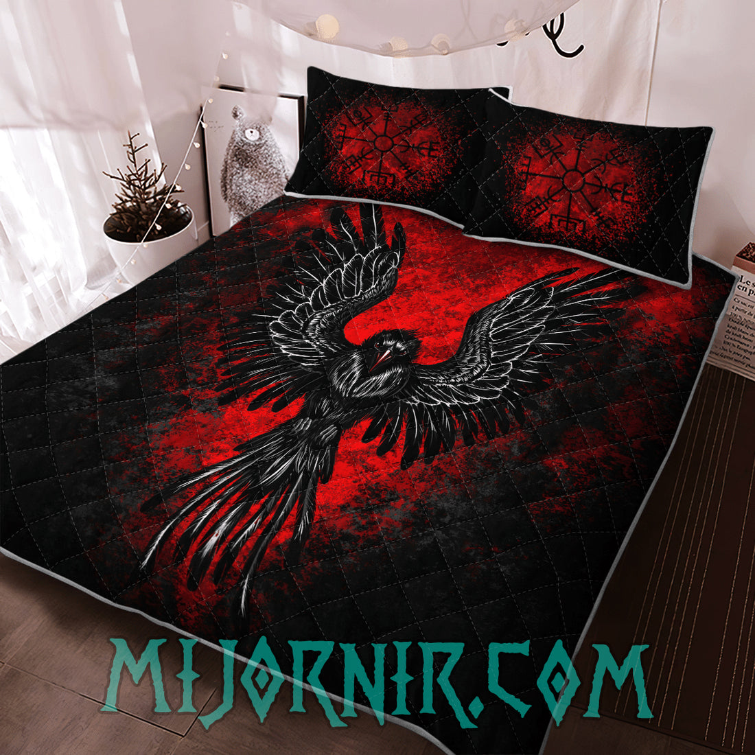 Rising Raven - Viking Quilt Set