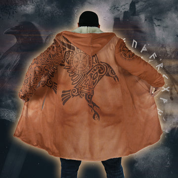 Huginn's Journey - Viking Hooded Cloak