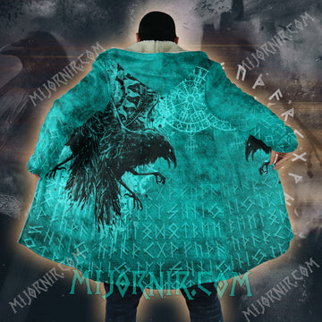 Raven of Odin - Viking Hooded Cloak