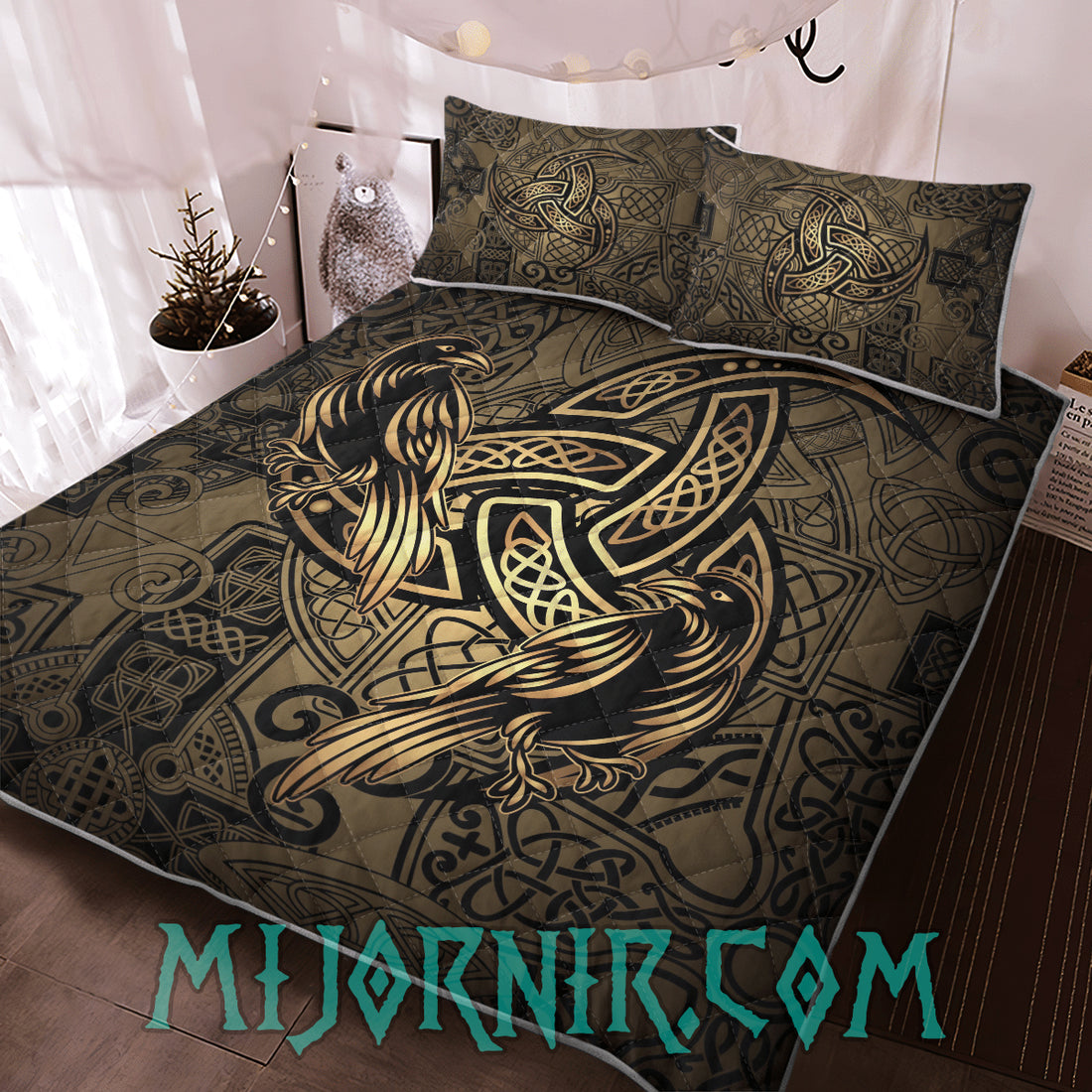 Huginn and Muninn - Viking Quilt Set