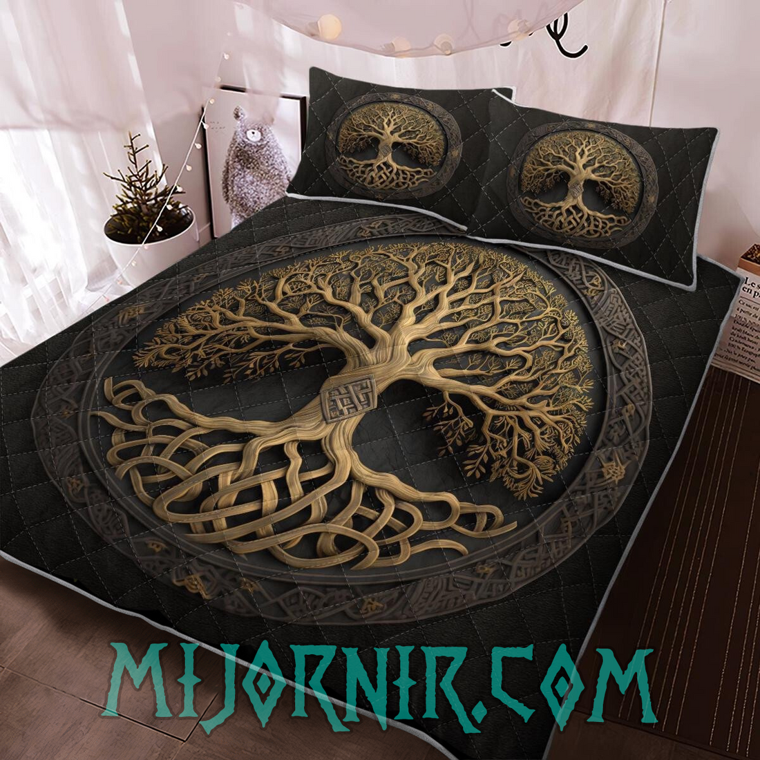 Yggdrasil Celtic - Viking Quilt Set