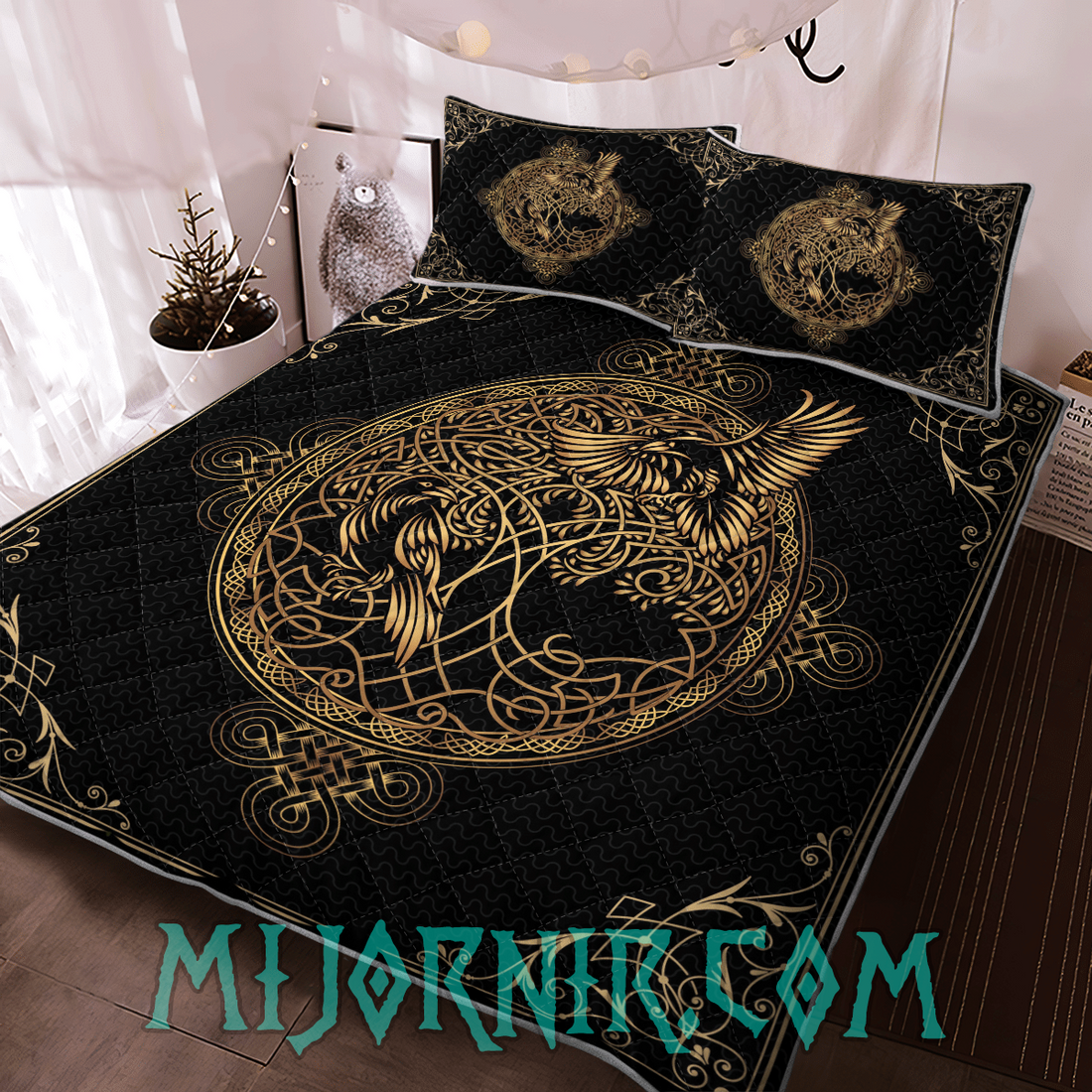 Hugin&Mugin Yggdrasil - Viking Quilt Set