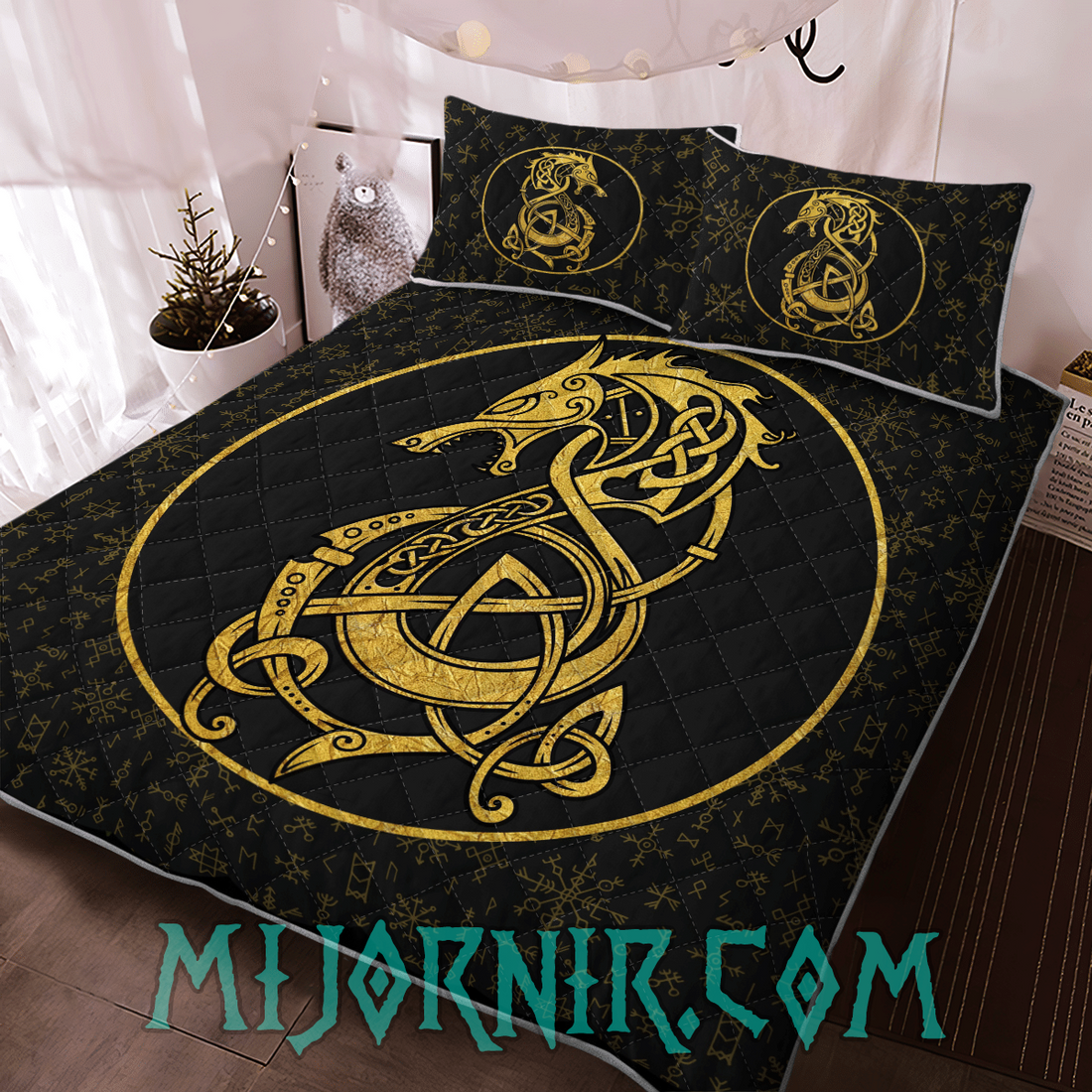 Fenrir Circle - Viking Quilt Set