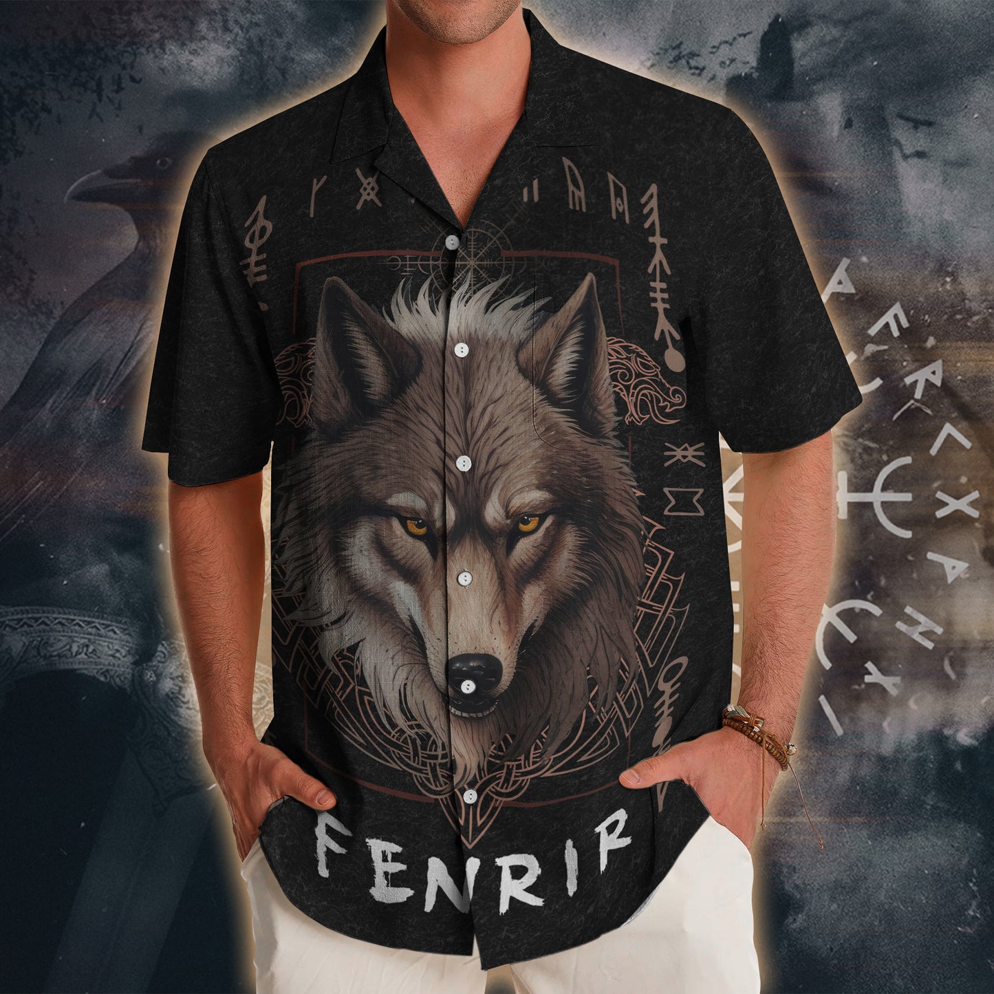 Fenrir Wolf - Hawaii Shirt