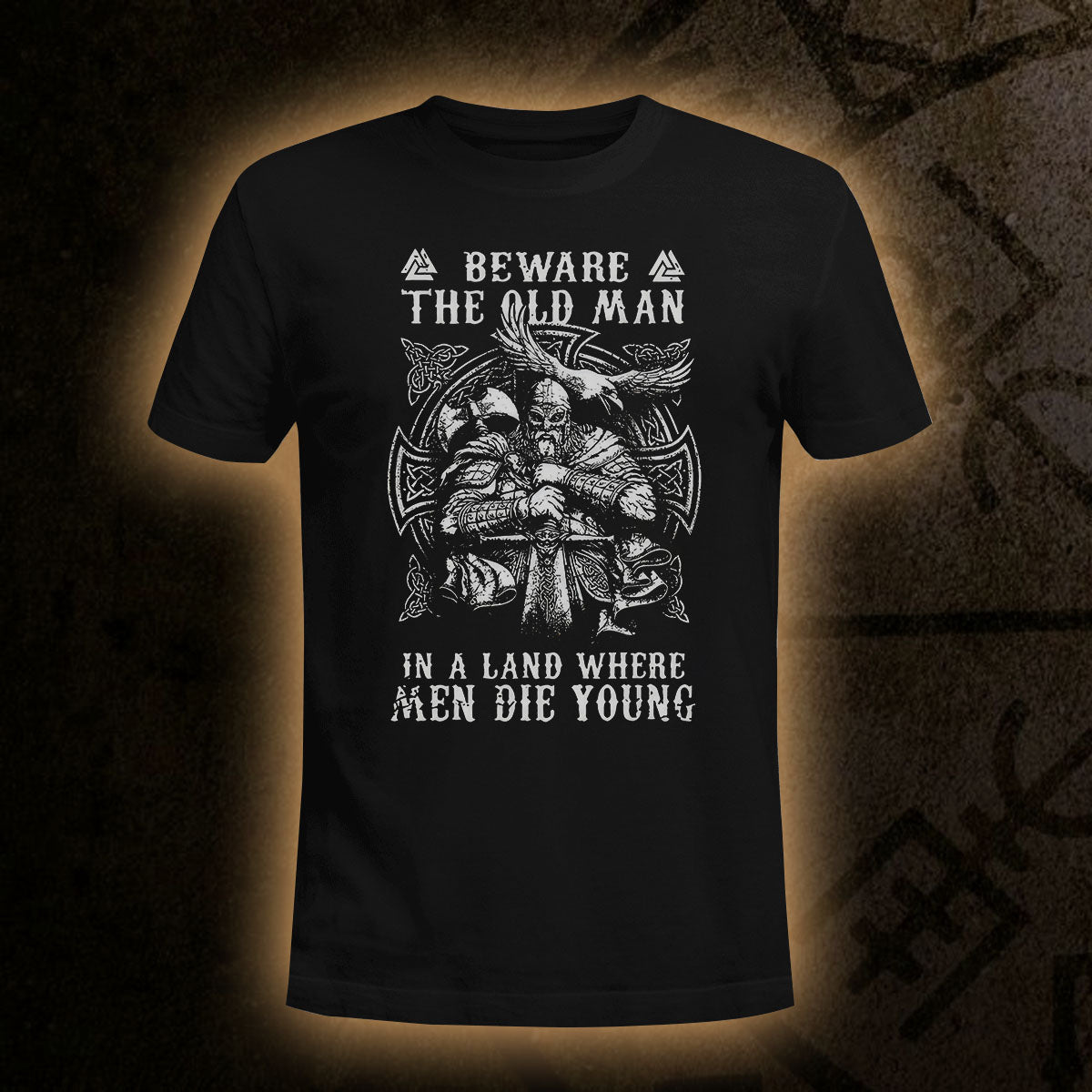 Viking Beware Old  Viking T Shirt