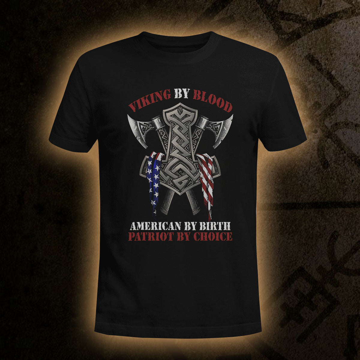 Viking By Blood American Viking T Shirt