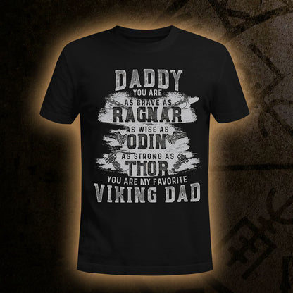 Daddy Is My Favourite Viking T Shirt