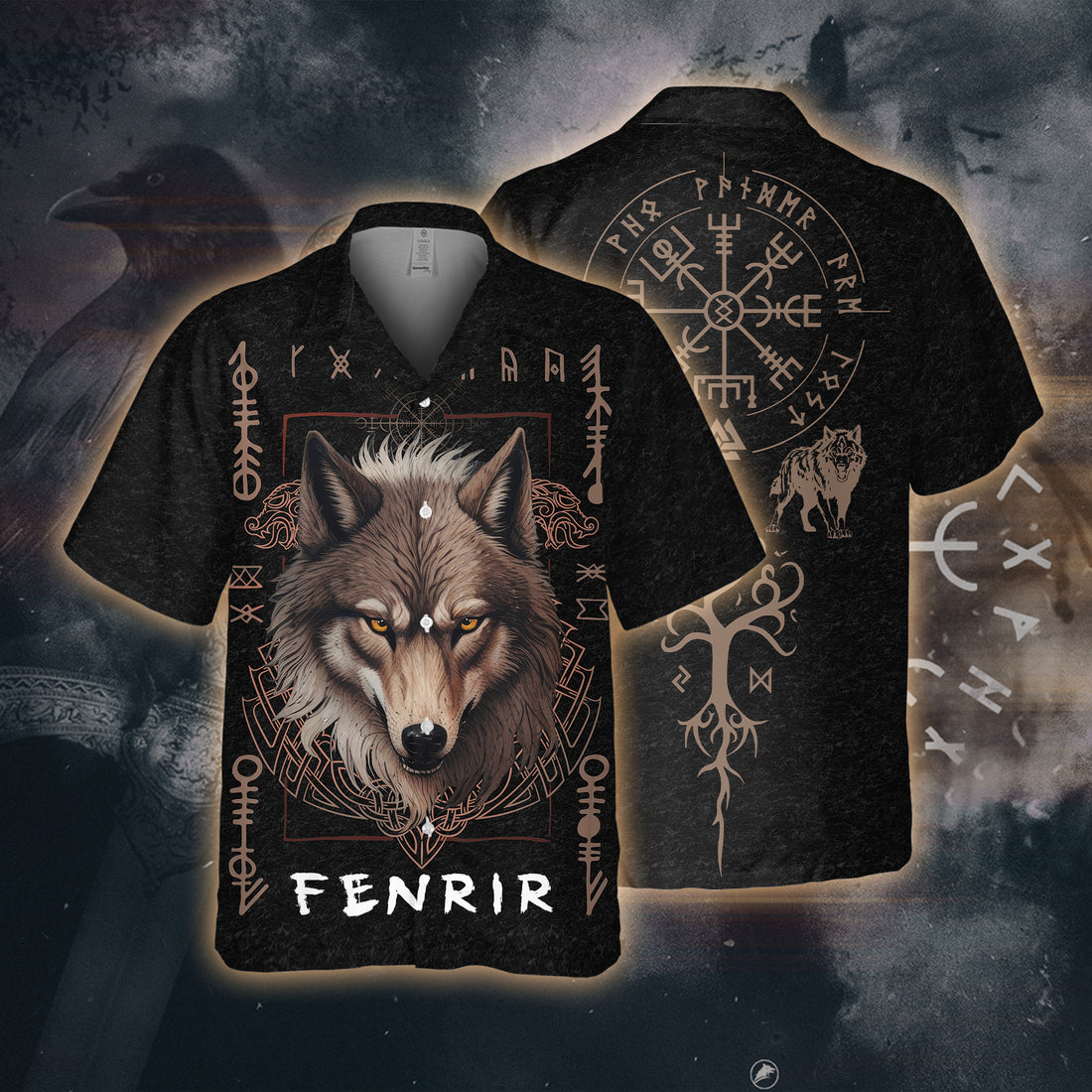 Fenrir Wolf - Hawaii Shirt