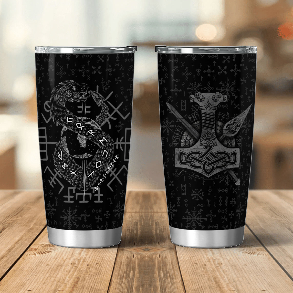 Jormungandr Berserker - Viking Tumbler