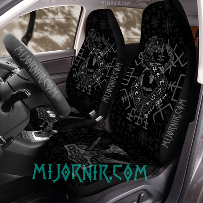 Jormungandr Berserker- Viking Car Seat Cover