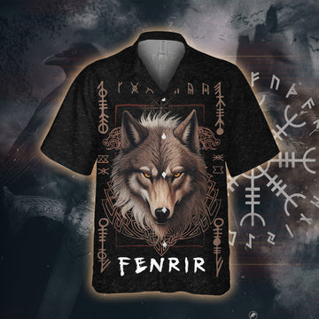 Fenrir Wolf - Hawaii Shirt