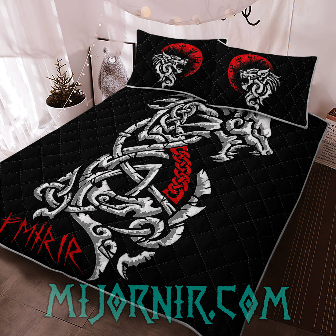 Fenrir's Wrath - Viking Quilt Set