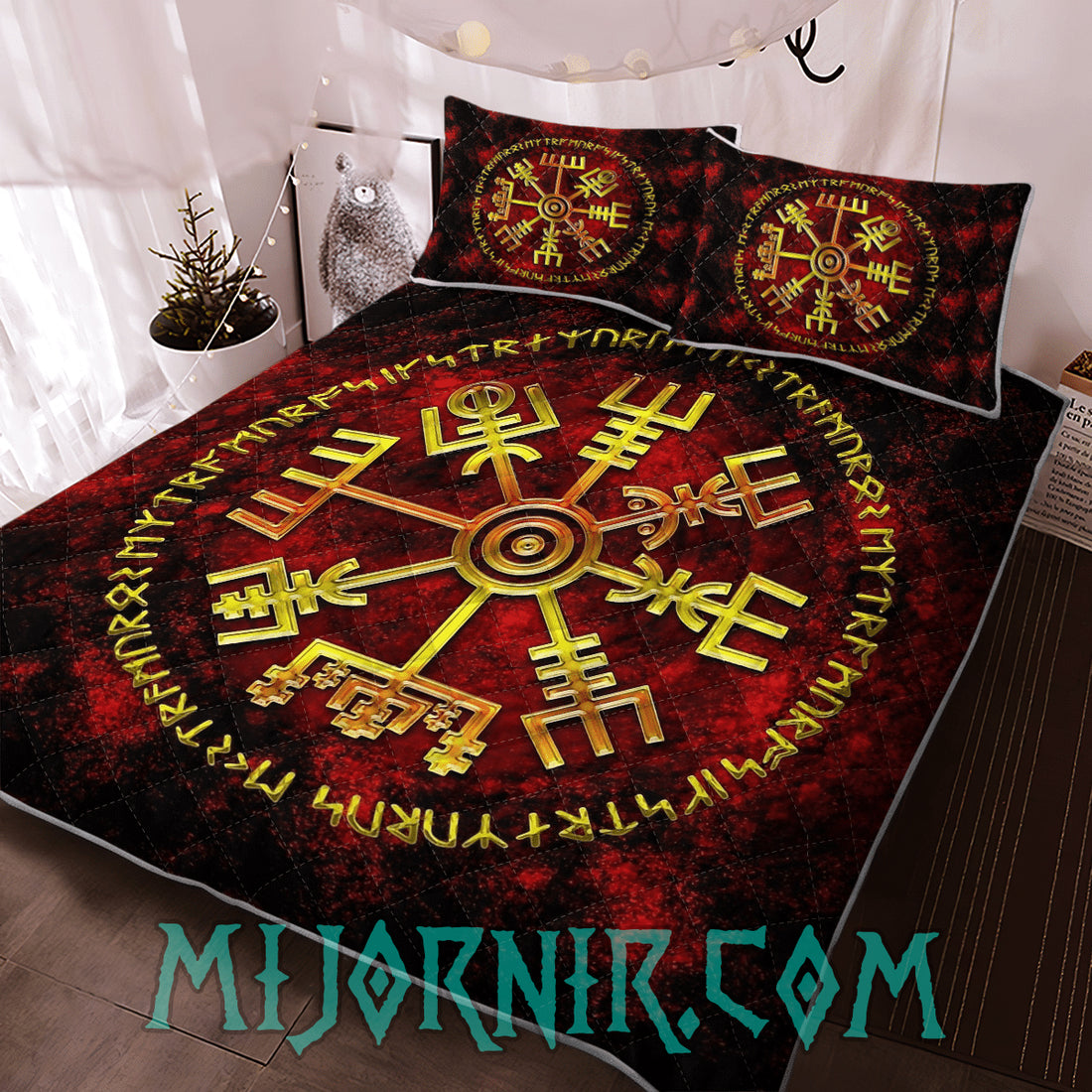 Runic Compass - Viking Quilt Set