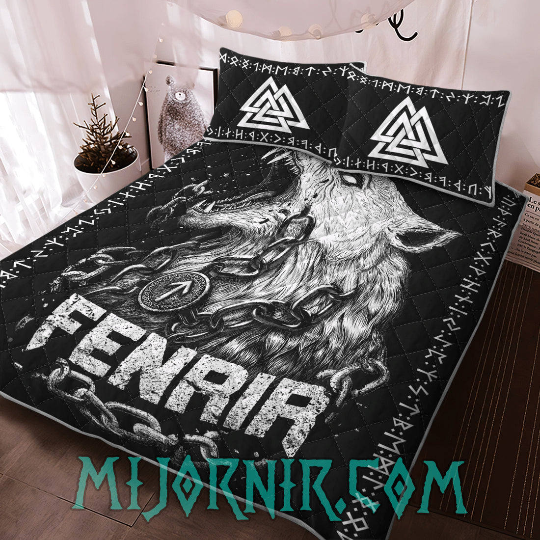 Fenrir's Chains - Viking Quilt Set