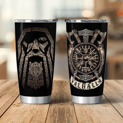 Norse Mythology Warrior Tumbler