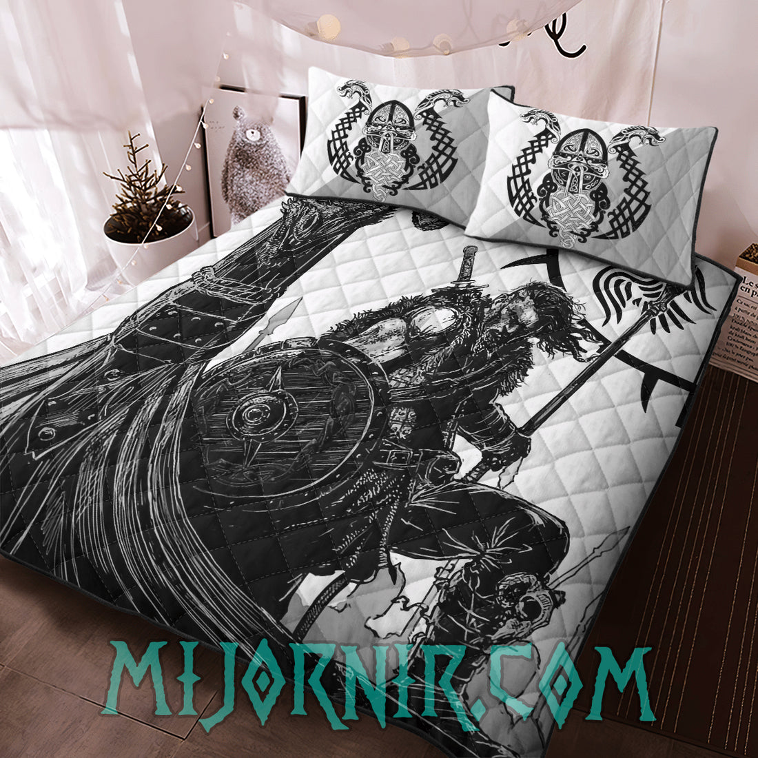 Drakkar Warrior - Viking Quilt Set