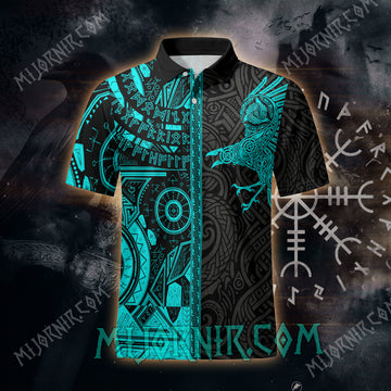 Mystic Raven Viking Polo Shirt