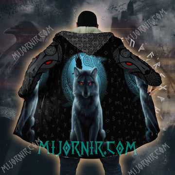 Eyes of Fenrir - Viking Hooded Cloak