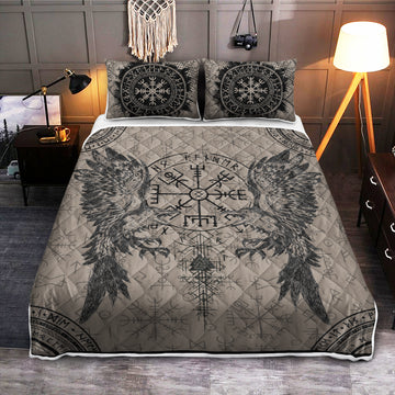 Valhalla Raven - Viking Quilt Set